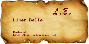 Liber Bella névjegykártya